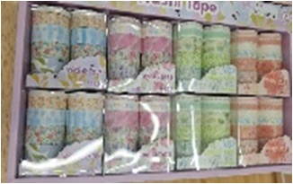 SCOTCH WASHI TAPE FLEUR 10P BMK 727-18