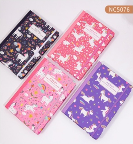 NOTEBOOK RED FLAG ELASTIC A5 BMK 21614-57