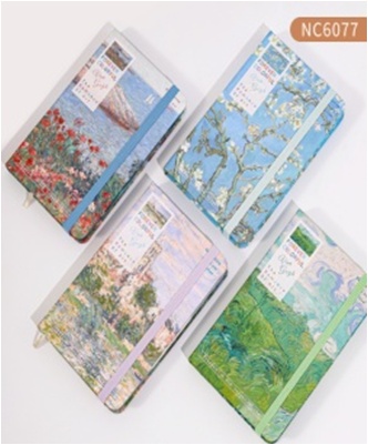NOTEBOOK RED FLAG ELASTIC A5 BMK 21614-60