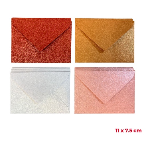 ENVELOPPE COULEUR P10 7X11CM BMK 599-4