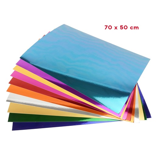 PAPIER METALIC 50/70 10 COUL BMK 366-9