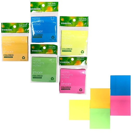 STICK NOTES BMK 75X75 SR2132 24448-5