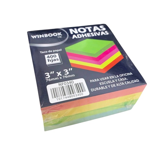 STICK NOTES BMK 75X75 NF0340 24448-16