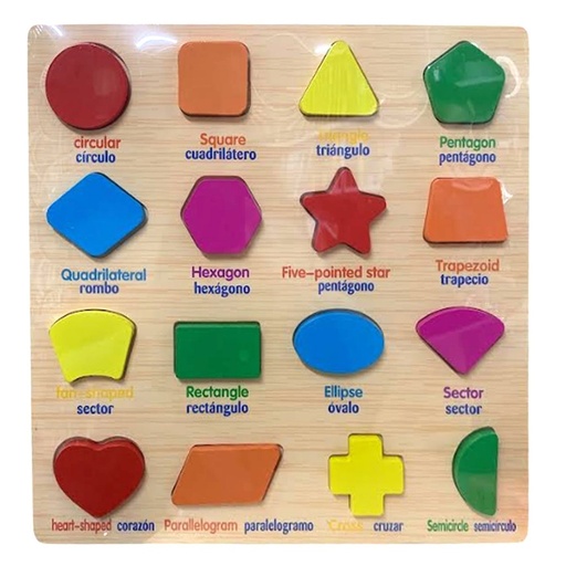 PUZZLE EN BOIS FORMES BMK 1025-24