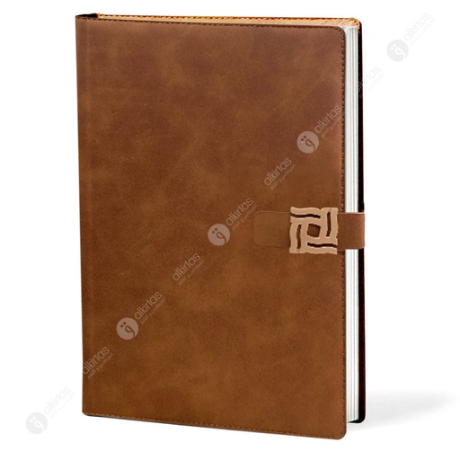 NOTEBOOK FENG SIMILI CUIR MAGNETIQUE CARRE BMK 1089-10