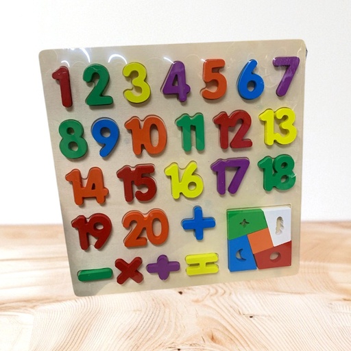 PUZZLE EN BOIS CHIFFRES BMK 1025-23